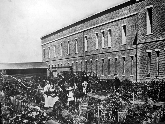 Garden outside the Citadel.