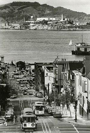 Alcatraz as seen from San Francisco