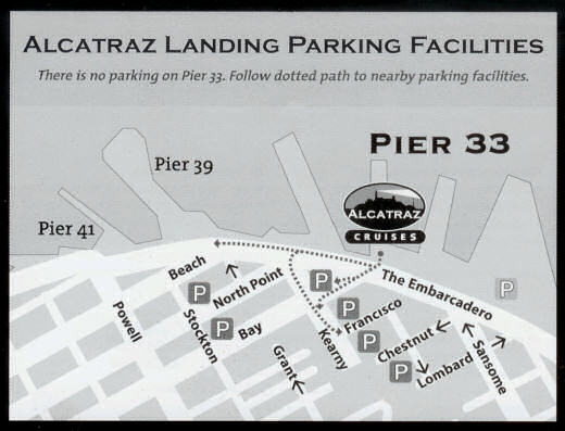 Directions - Alcatraz Island (U.S. National Park Service) space schematics 