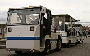 SEAT shuttle on Alcatraz Island. SEAT shuttle on Alcatraz Island.
