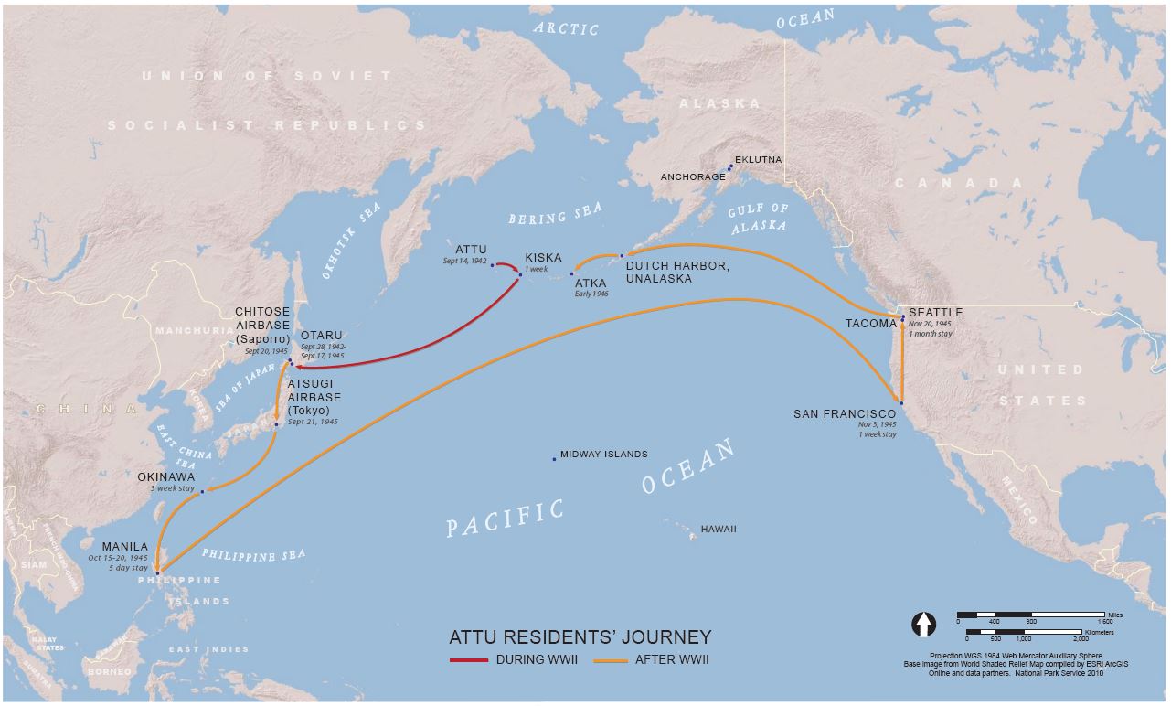 Aleutian Islands Map