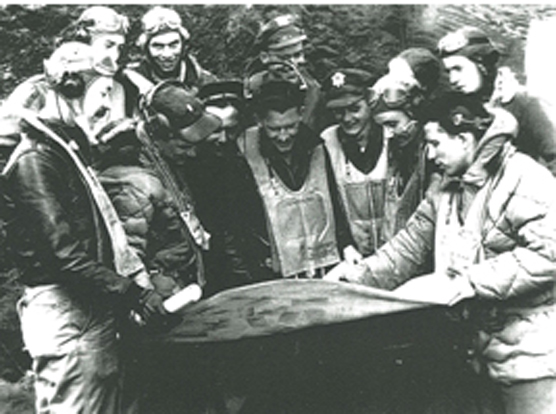 Crewmembers of the 54th