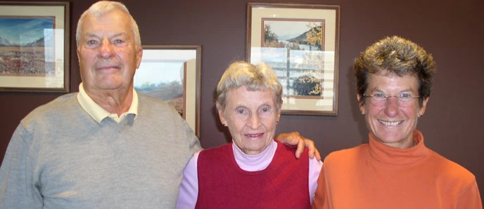 image of three people