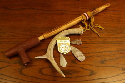 Junior Archeologist Badge and Arrowheads