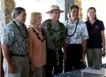 County, State and National Park Service representatives at Ala Kahakai National Historic Trail signing ceremony, Feb. 21, 2010.