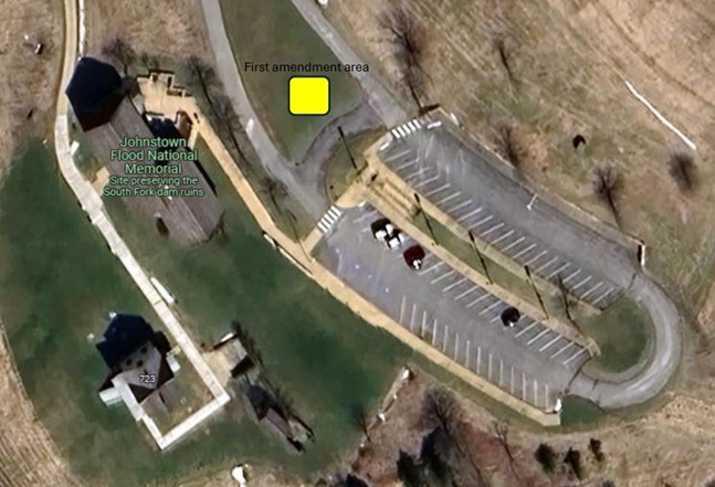 Map of the Visitor Center area