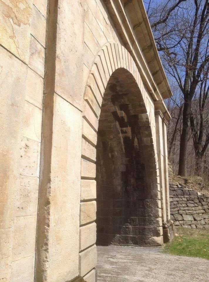 The western entrance of the Staple Bend Tunnel.