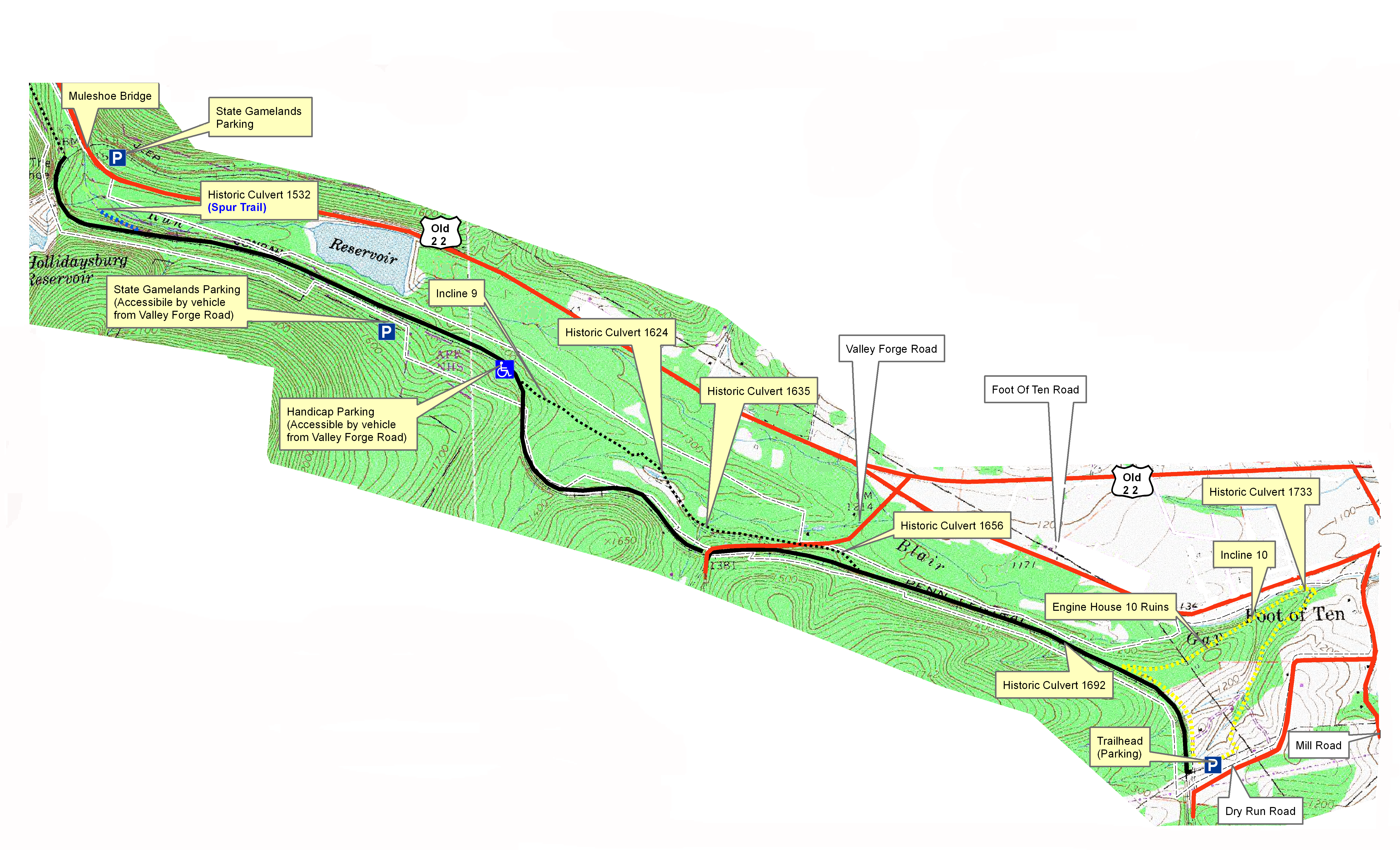 Trail map