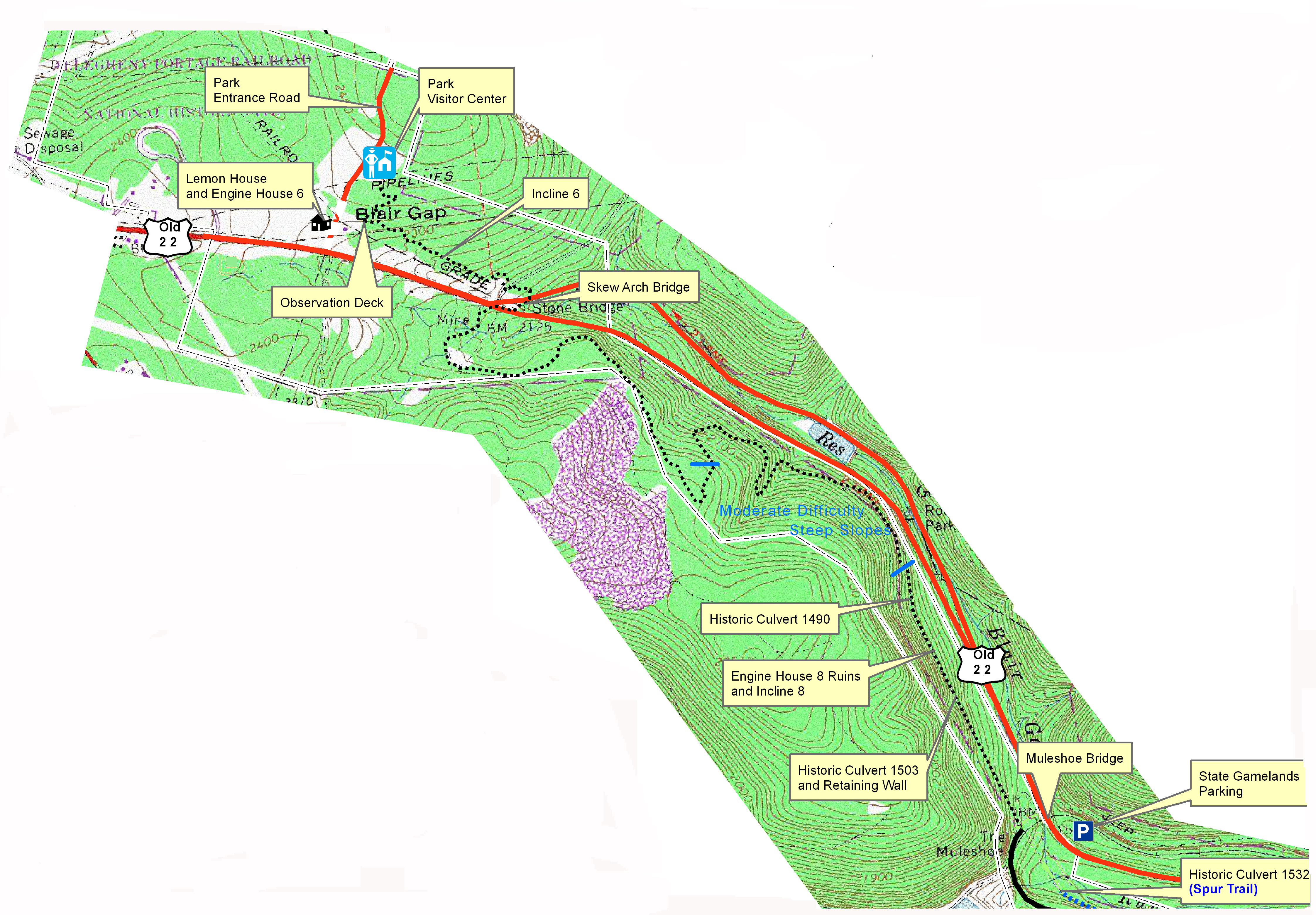 Trail map