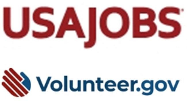 USAJobs.gov and Volunteer.gov logos