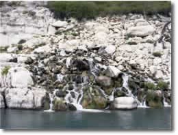 Indian Springs is visible at lower lake levels. Indian Springs is visible at lower lake levels.