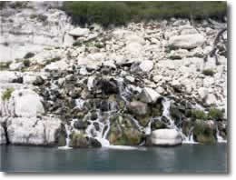 Indian Springs is visible at lower lake levels.