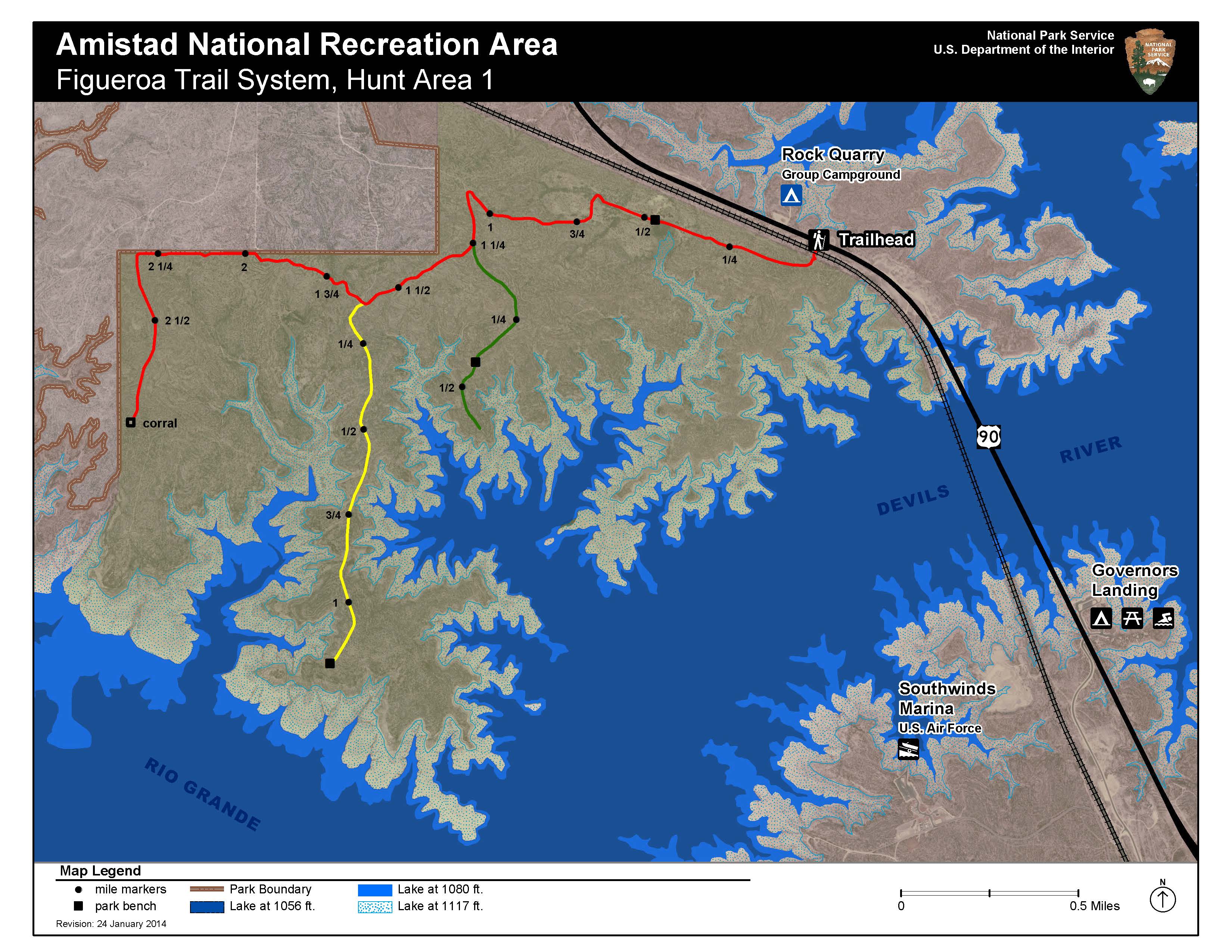 The Southern Transcontinental Railroad - Amistad National Recreation Area  (U.S. National Park Service)