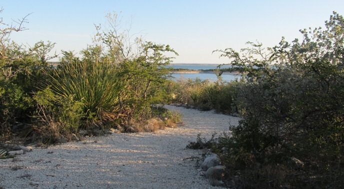 On Diablo East nature trail looking towards Lake Amistad. On Diablo East nature trail looking towards Lake Amistad.
