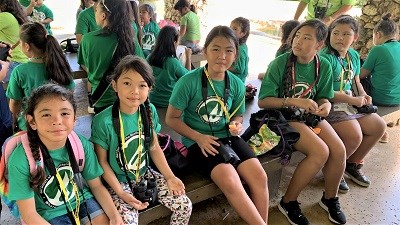 Girl Scout Rangers on a Field Trip