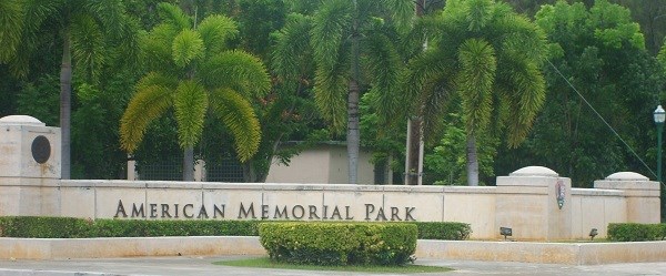 American Memorial Park Entrance American Memorial Park Entrance