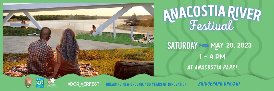 Anacostia River Festival 2023 People in the park. Anacostia River Festival May 20th 1-4pm Anacostia Park