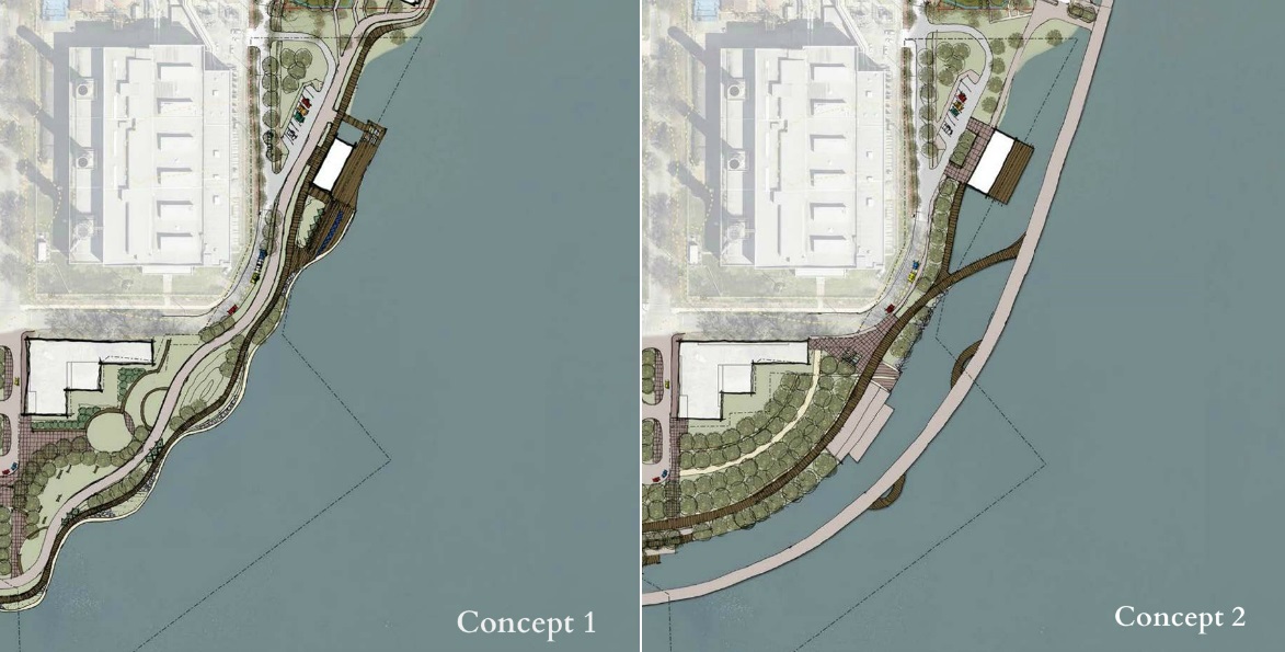 Buzzard Point Park Concept Designs