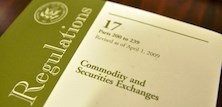 An example of the federal regulations cover with olive green highlights and light tan background. An example of the federal regulations cover with olive green highlights and light tan background.