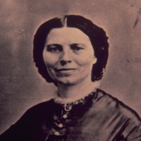 Historic photograph of a Clara Barton Historic photograph of a Clara Barton