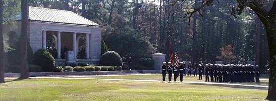 Honor Guard at a funeral