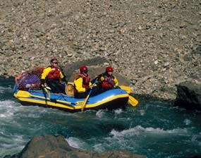 Rafting The Gates of the Aniakchak River.