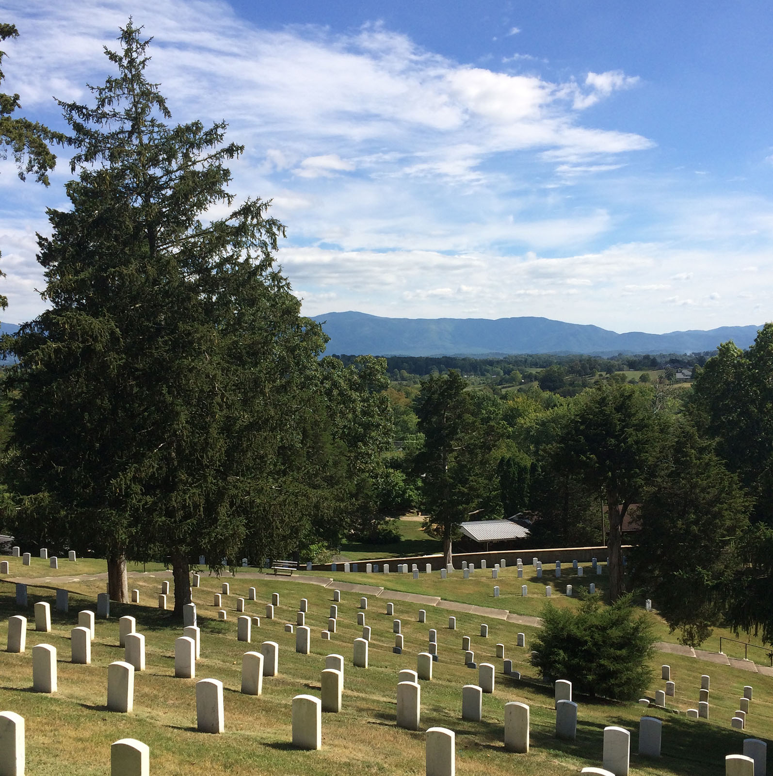 Find a gravesite in the andrew johnson national cemetery andrew