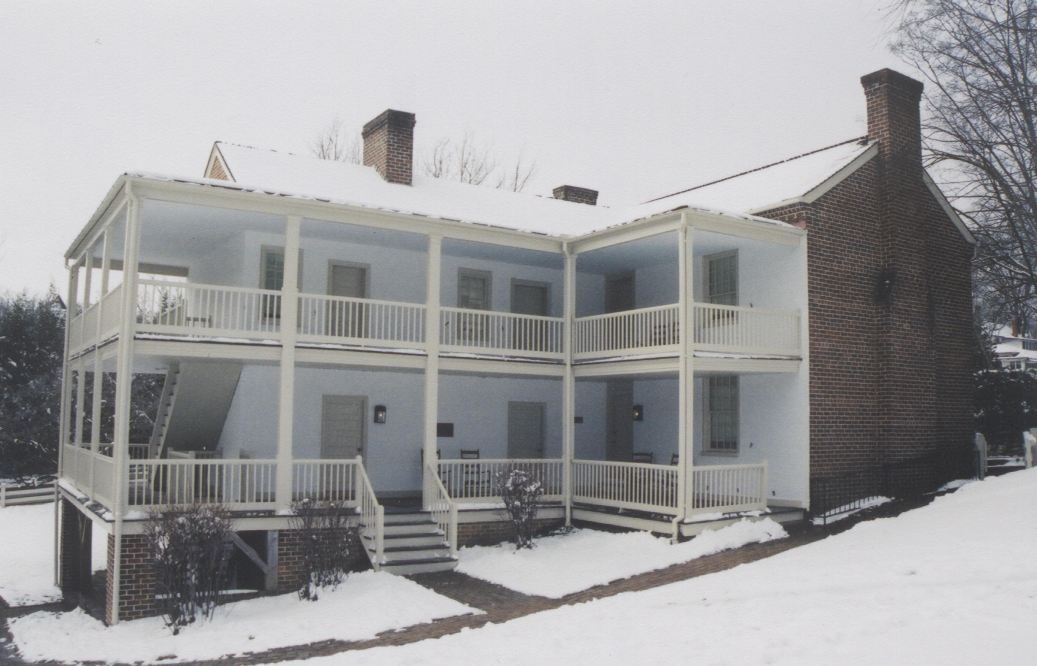 Homestead in snow 2 Johnson's Homestead with snow