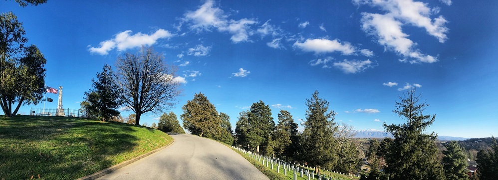 cemetery pano A panorama shot of Monument Drive
