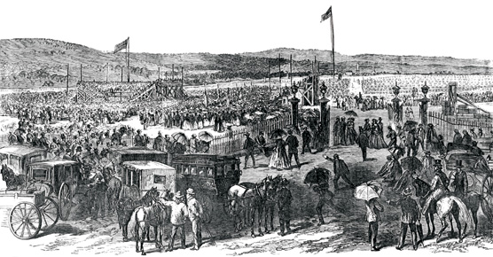 Sketch of Antietam National Cemetery dedication