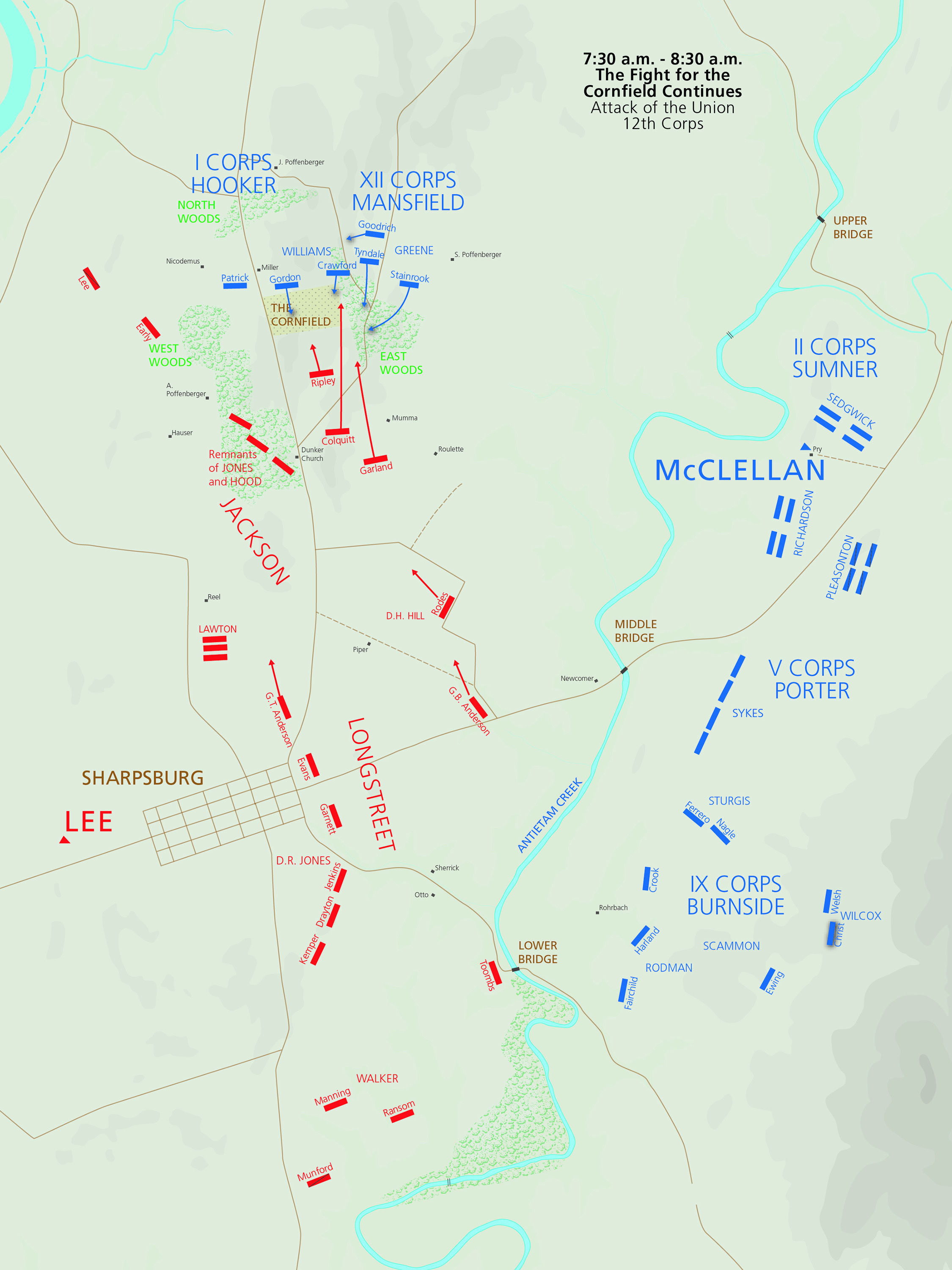 Antietam Animated Battle Map