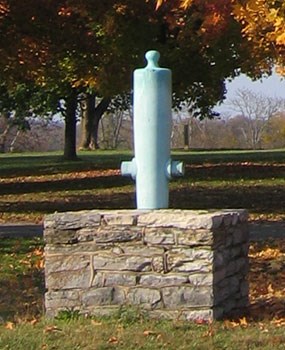 Mortuary Cannon marking the spot where a general was killed or mortally wounded.