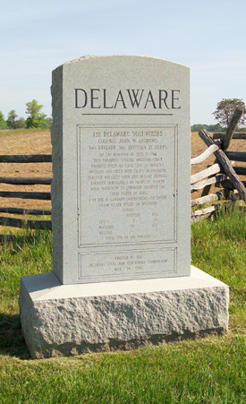 1st Delaware Infantry Monument 1st Delaware Infantry Monument