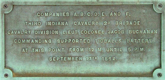 3rd Indiana Cavalry Monument Plaque