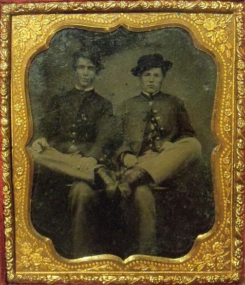 George Fisher, Civil War soldiers posing for photo