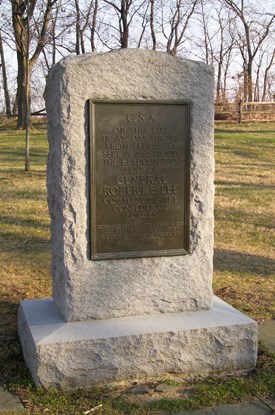 Monument to Gen. Robert E. Lee's Headquarters