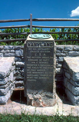 1st Maryland Artillery, Dement's Battery Monument 1st Maryland Artillery, Dement's Battery Monument