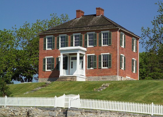 Image of the Pry House, large brick home