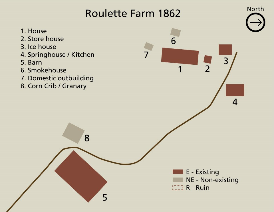map of roulette farm