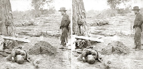Gardner stereo image from Antietam