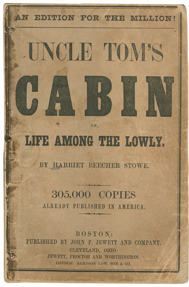 Title page from the book Uncle Tom's Cabin