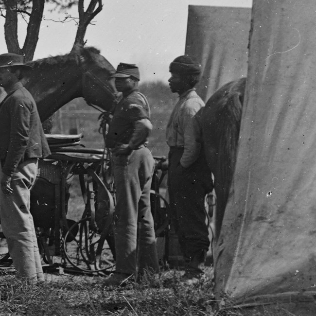 photo of Civil War blacksmiths