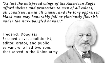 Frederick Douglas image and quote