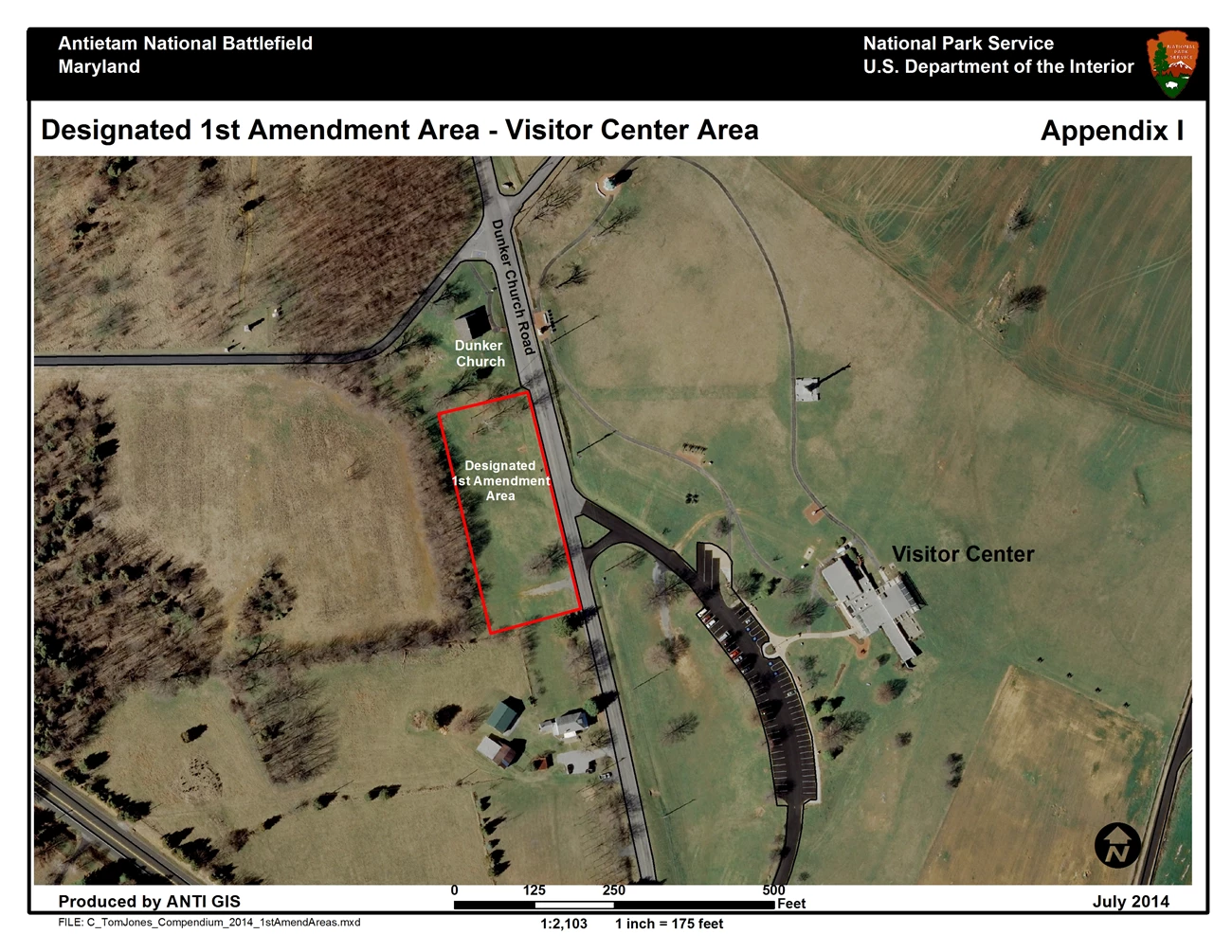 VisitorCenterArea map of visitor center