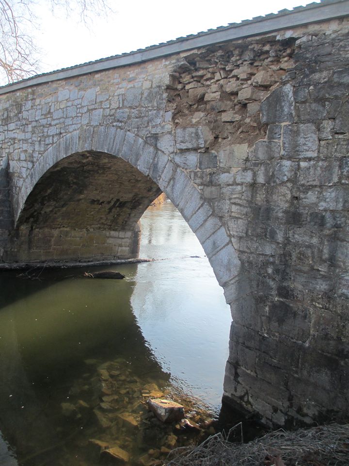 Burnside Bridge damage