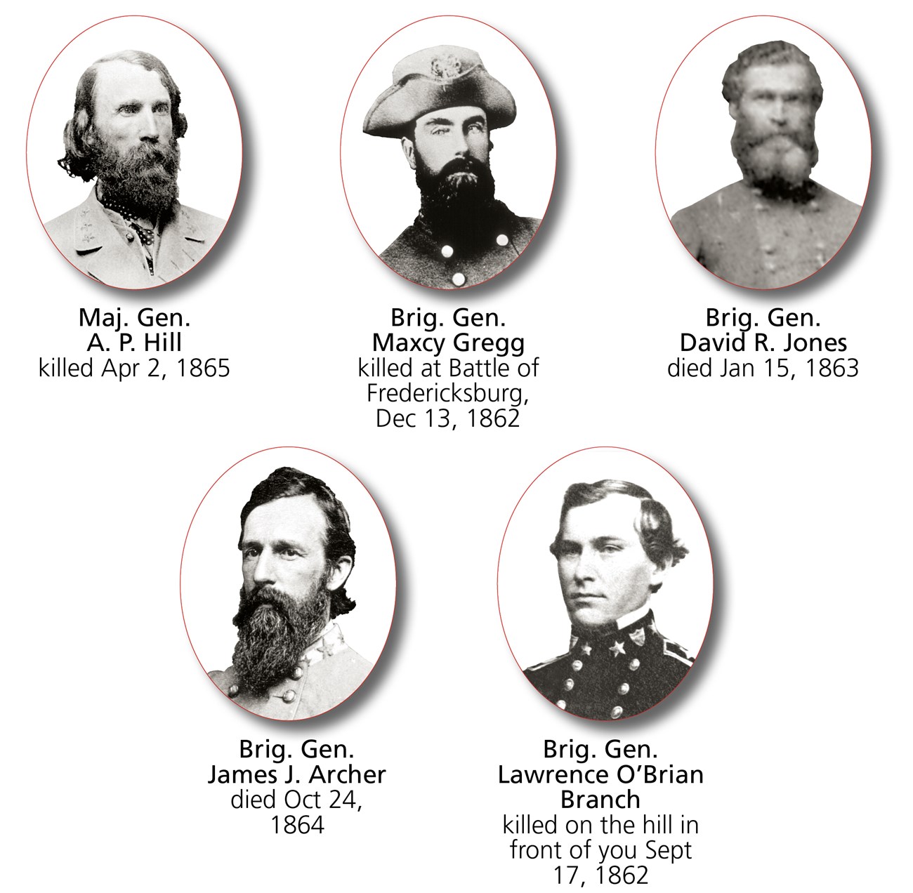 Confederate Generals in the Final Attack
