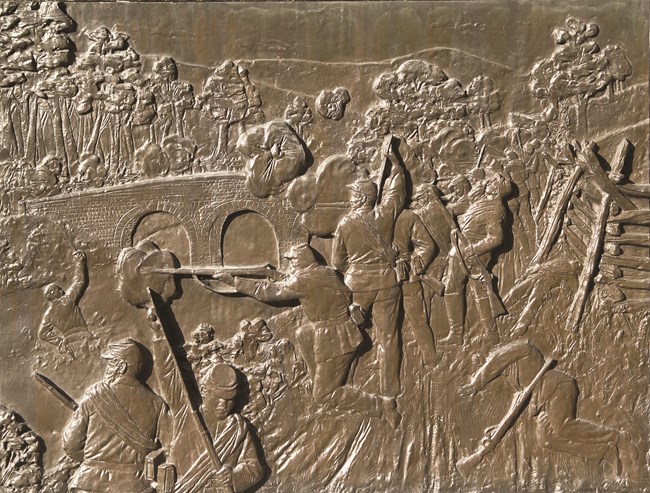 Bas Relief from the 11th Connecticut Monument