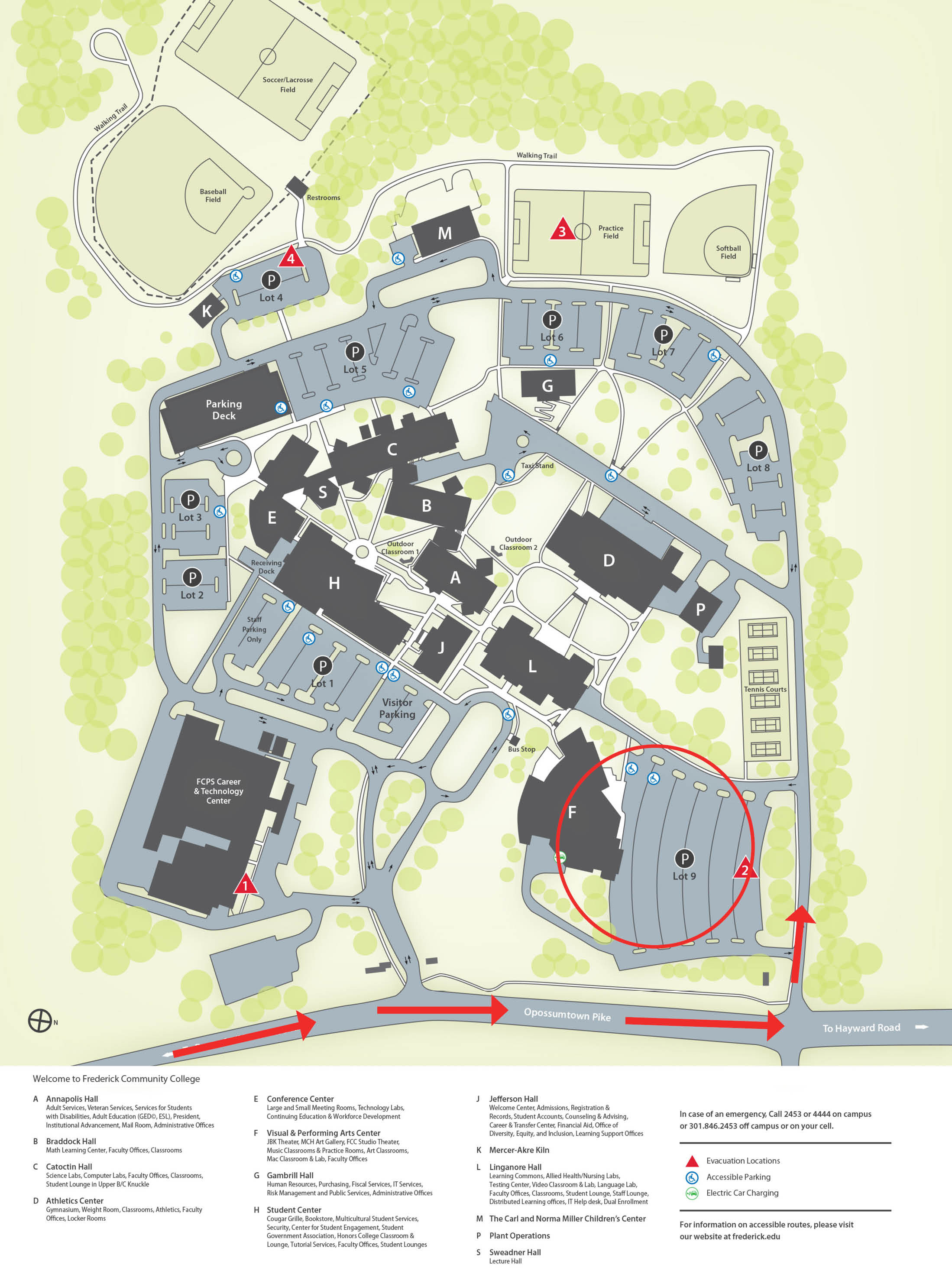 FCC Campus Map