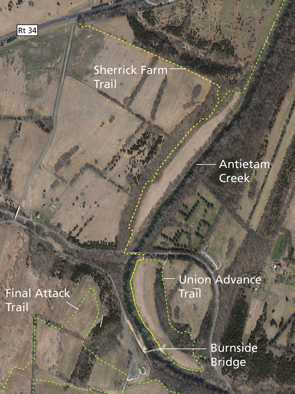 Sherrick Farm Trail Map