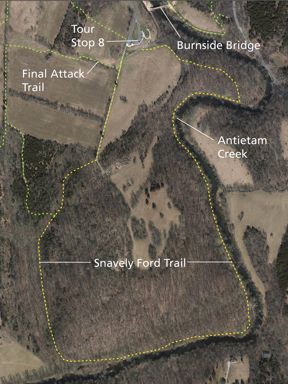 Snavely Ford Trail Map 2023